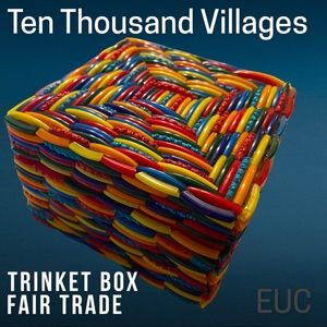 EUC Ten Thousand Villages Fair Trade Trinket Box (BN9-106)